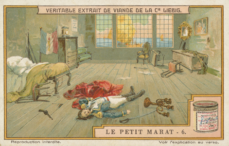 Le Petit Marat, Liebig card, early 20th century (chromo)