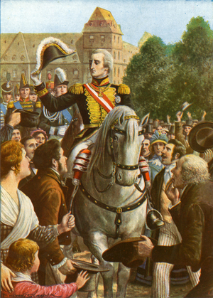 The return of Vittorio Emmanuel I to Turin