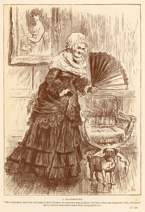 A Grandmother, 1883 (litho)