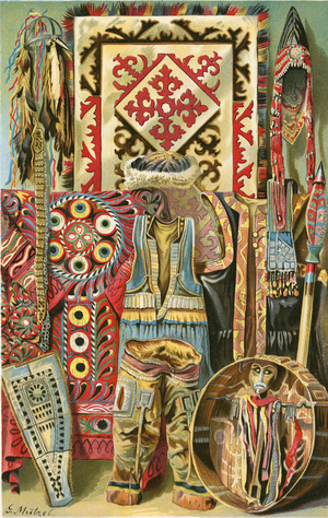Culture of the Mongols: Fabrics and designs