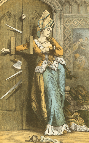 Catherine Douglas barring the door