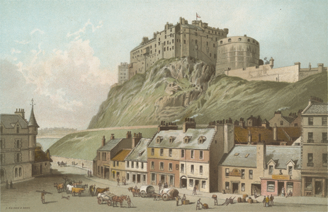 The Castle from the Grassmarket - Edinburgh