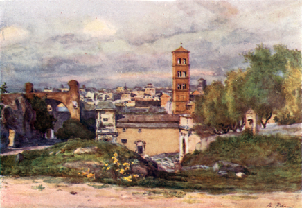 From the terrace of the House of Domitian