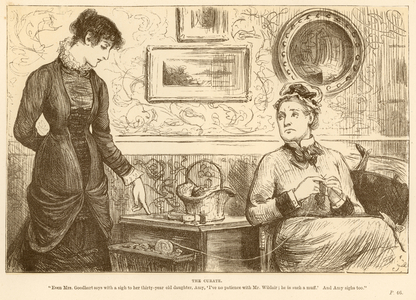 The Curate, 1883 (litho)