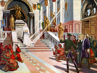 La Dame Blanche / The White Lady, Last Act and scene