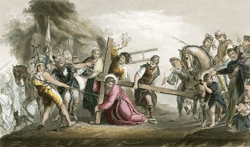 Christ bearing the cross