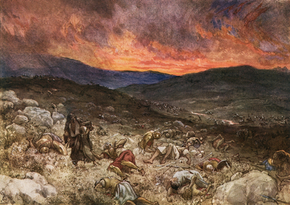 The death of Saul at Gilboa