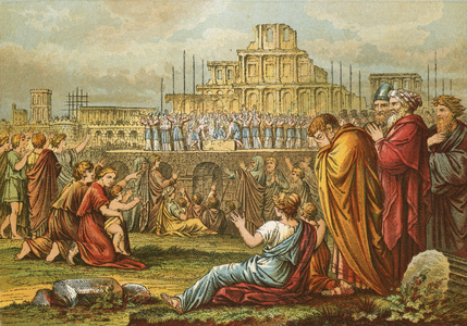 The rebuilding of the Temple