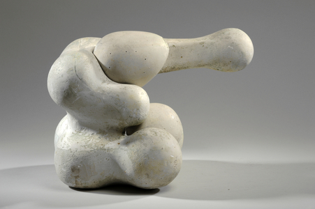 Maquette for Large Pointing Figure with Child (plaster) (see also 440270)
