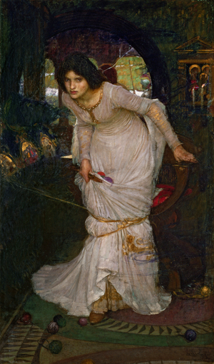 The Lady of Shalott, 1894 (oil on canvas)