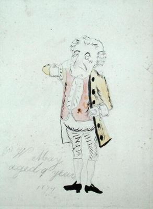 Punch, 1874 (pencil & watercolour on paper)