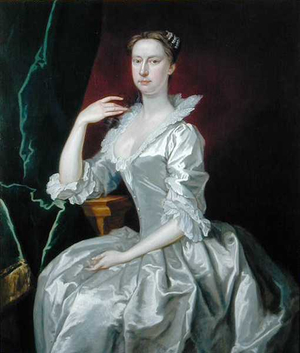 Portrait of Mrs Elizabeth Ingram (oil on canvas)