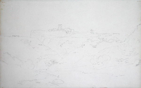 Scarborough Castle, c.1801 (pencil on paper)
