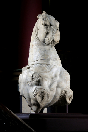 Front part of a horse (marble) (see also 371182 & 371183)