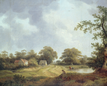 Suffolk Landscape (oil on canvas)