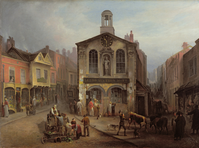 The Old Moot Hall, Leeds, c.1825 (oil on canvas)