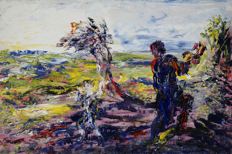 On the Move, 1950 (oil on canvas)