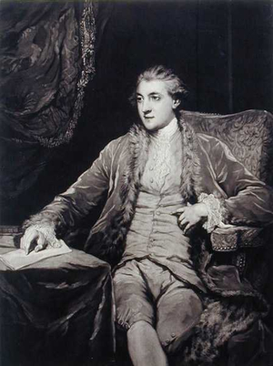 Portrait of the Duke of Leinster (1722-73) (litho)