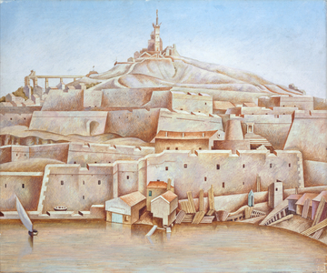Marseilles, c.1926 (tempera on panel)