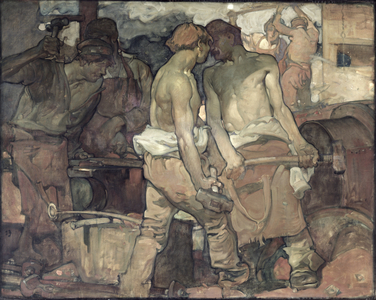 The Blacksmiths, c.1904/5 (oil on canvas)