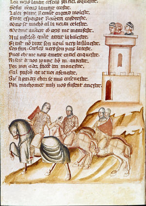 Entry to Spain (Miniature, 1300-1350)