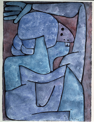 Backbiting woman - Painting, 1939