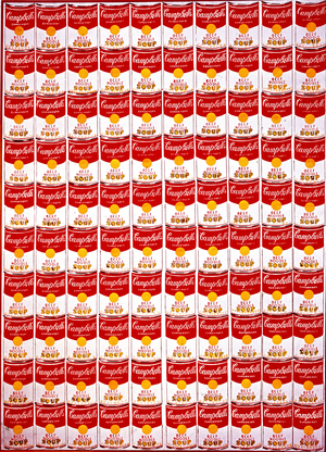 100 Cans, 1962 (silkscreen print)