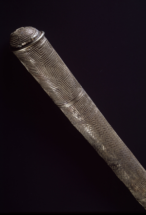 Golden fastener cylinder, 7th century BC