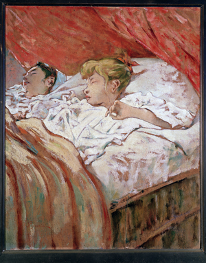 Sleeping Children - oil on canvas, 1890-1896