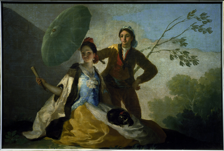 The parasol - Oil on canvas, 1777