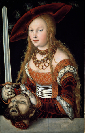 Judith and the Head of Holofernes, c.1530 (oil on panel)