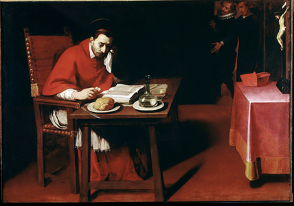 Representation of Charles Borromeo, Young (Painting, 17th century)