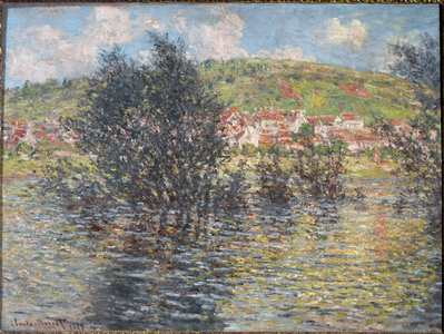 Vetheuil, seen from Lavacourt, 1879 - Oil On canvas
