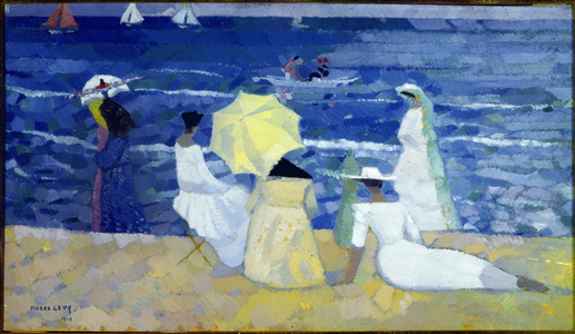 Estate (oil on wood,  1918)