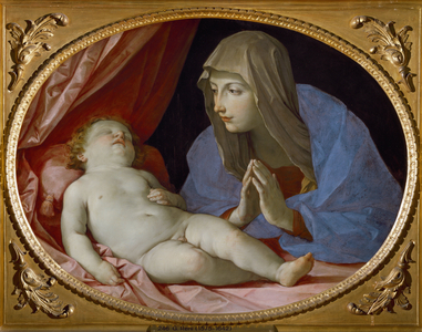Virgin and Sleeping Child (Painting, 17th century)