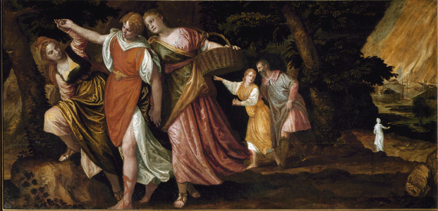 Loth and his daughters  (Painting, c.1580)