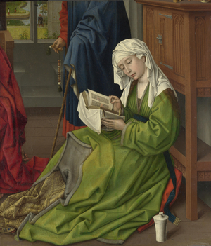 The Magdalene Reading, c.1435 (oil on panel)