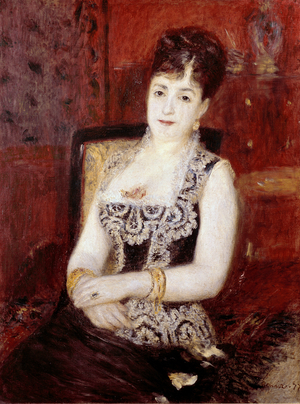 Portrait of the Countess of Pourtales. Painting by Pierre Auguste Renoir (Pierre-Auguste, 1841-1919), 1877 Oil on canvas. Dim: 95x72cm. Sao Paulo, Museum of Art