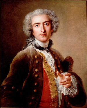 Portrait of Philippe Coypel, brother of the artist Painting by Charles Antoine Coypel (1696-1752) 1732 Dim. 75x61 cm Paris, musee du Louvre