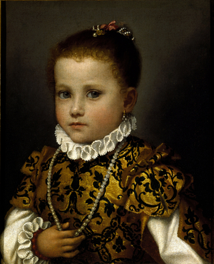 Portrait of a little girlfrom the Redetti House, 1566-70 (oil on canvas)