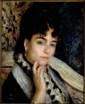Portrait of Madame Alphonse Daudet (oil on canvas, 1876)