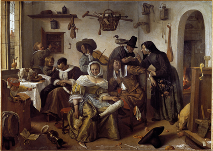 The world is upside down or The misdeeds of lust.(Painting, 1663)