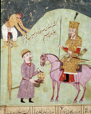 An impaled and beheaded enemy. (miniature)