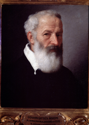 Portrait of an old man - oil on canvas, 16th century