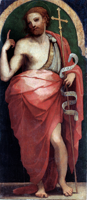 St John Baptist, Side Panel (oil on wood, c.1535)