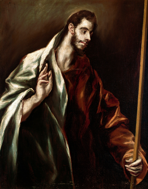 Apostle Saint Thomas. 1610-1614 (Oil on canvas)