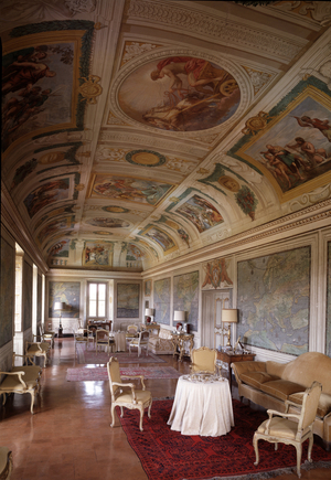 View of the gallery of Villa Sacchetti, ca. 1621-1628