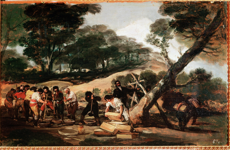 Illegal plant of gunpowder (oil on canvas, 1812-1813)