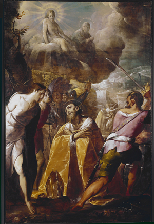 The Martyrdom of St Dionysius (Dennis or denys) (oil on canvas, 1610-1616)
