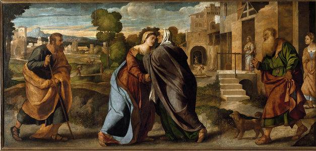 The Visitation (oil on canvas, c.1520-1522)